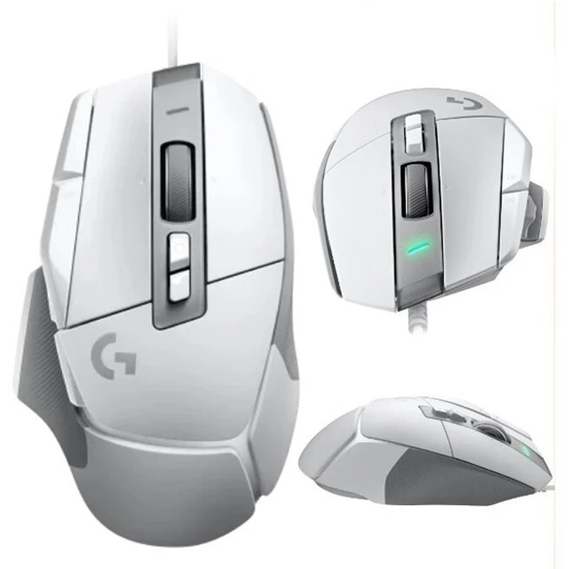 LOGITECH G502 X GAMING MOUSE WHITE สวิตช์ไฮบริดออปติคอล-แมกคานิคอล รับประกัน 2 ปี