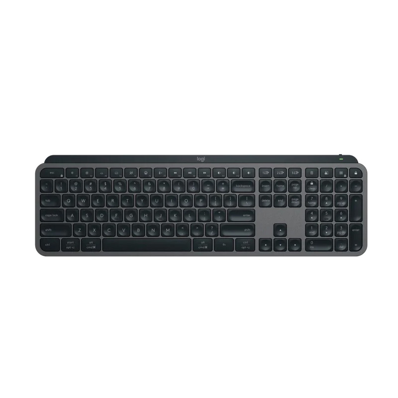 Logitech MX Keys S Advanced Wireless คีย์บอร์ดไร้สาย,Bluetooth ,ชาร์จไฟได้ผ่าน USB-C (คีย์แคปTH/ENG)