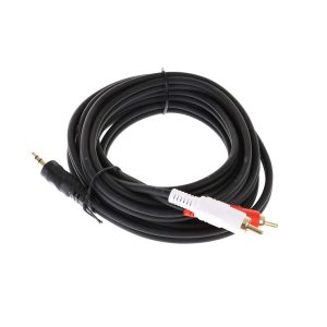 GLINK Cable Sound PC TO SPK M/M 1:2 (5M) GOLD- A0140357 - A0140357